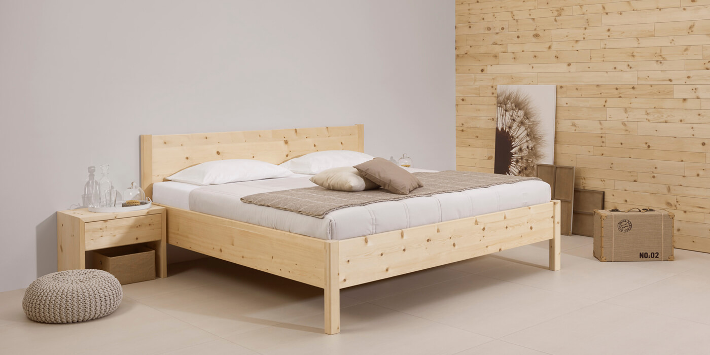 Gaderform Solid Wooden Furniture From The Carpentry In Val Badia With Our Natura Sleeping System From Purely Natural Materials You Will Sleep Like A Baby The Frame Made Movable Stone Pine Discs Adjusts Precisely