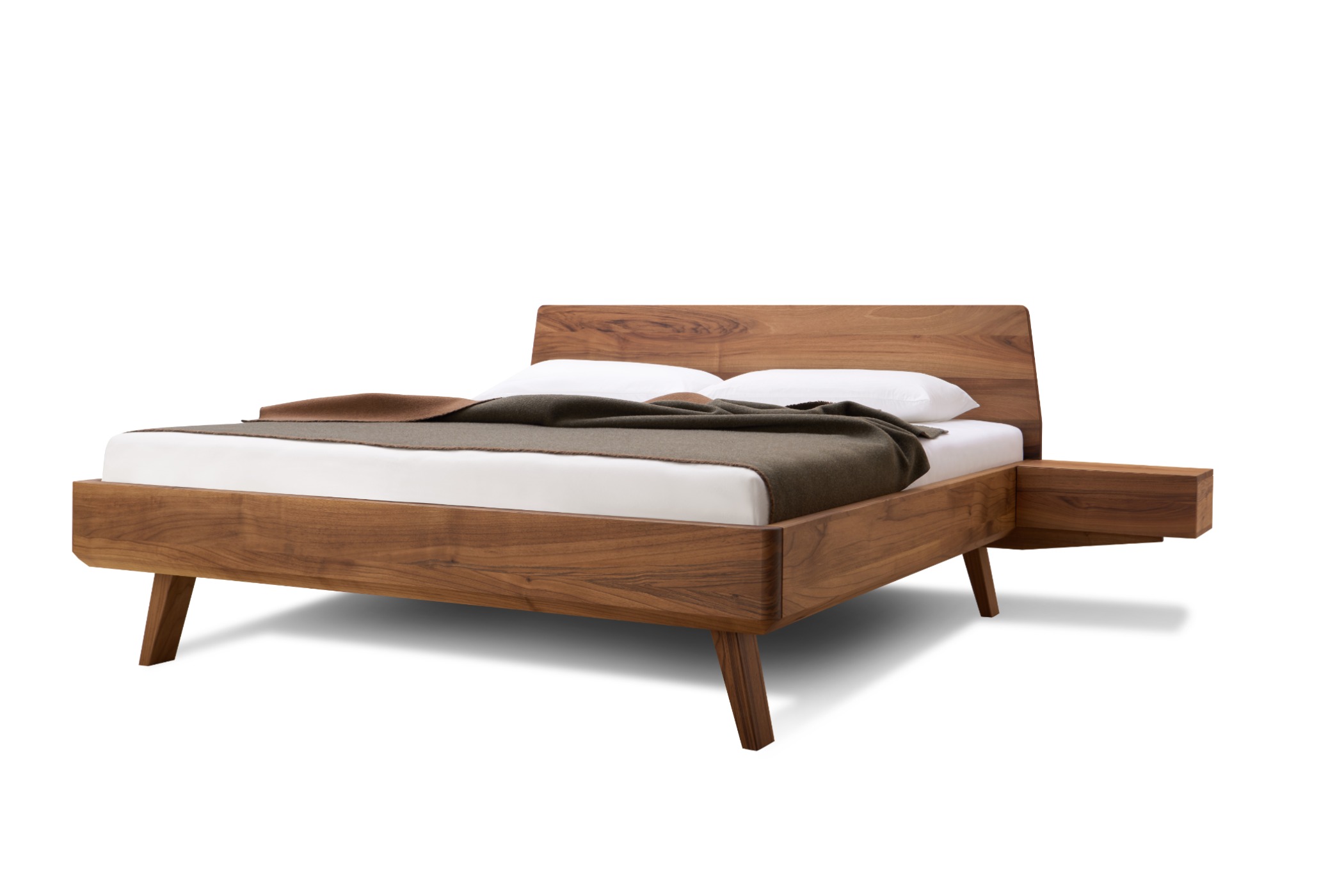 Letto ELBA in noce oliato