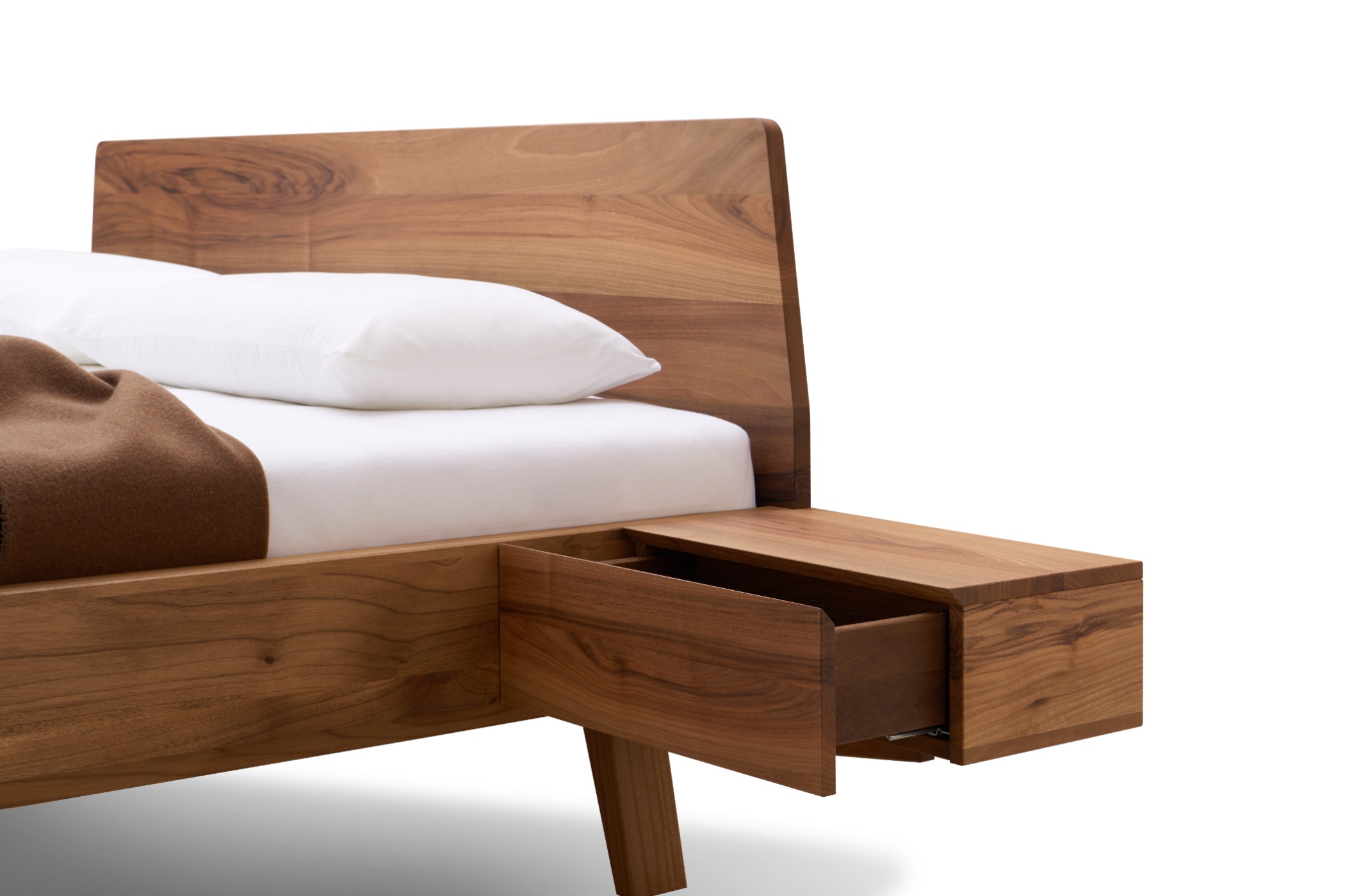 Letto ELBA in noce oliato