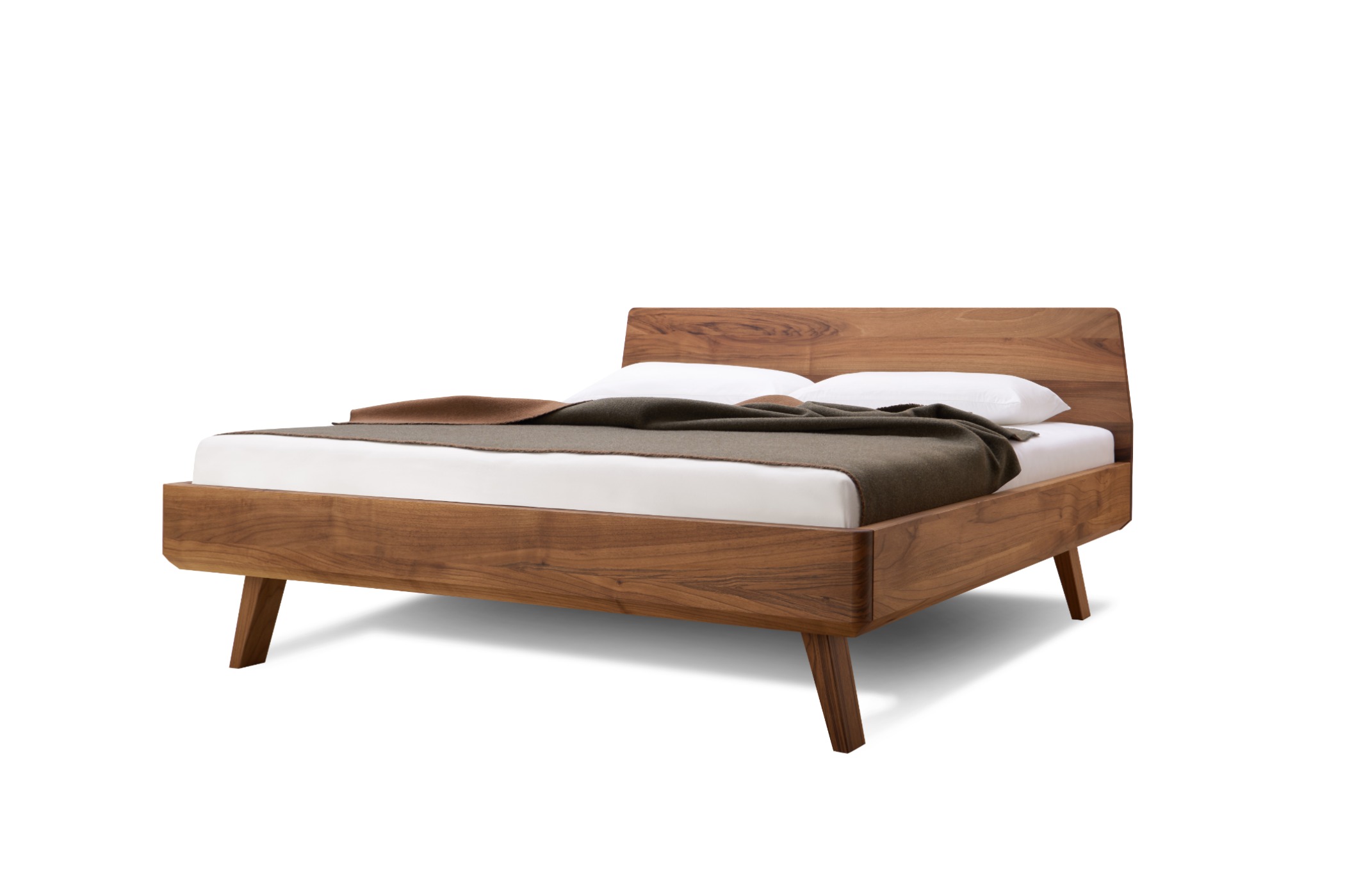 Letto ELBA in noce oliato