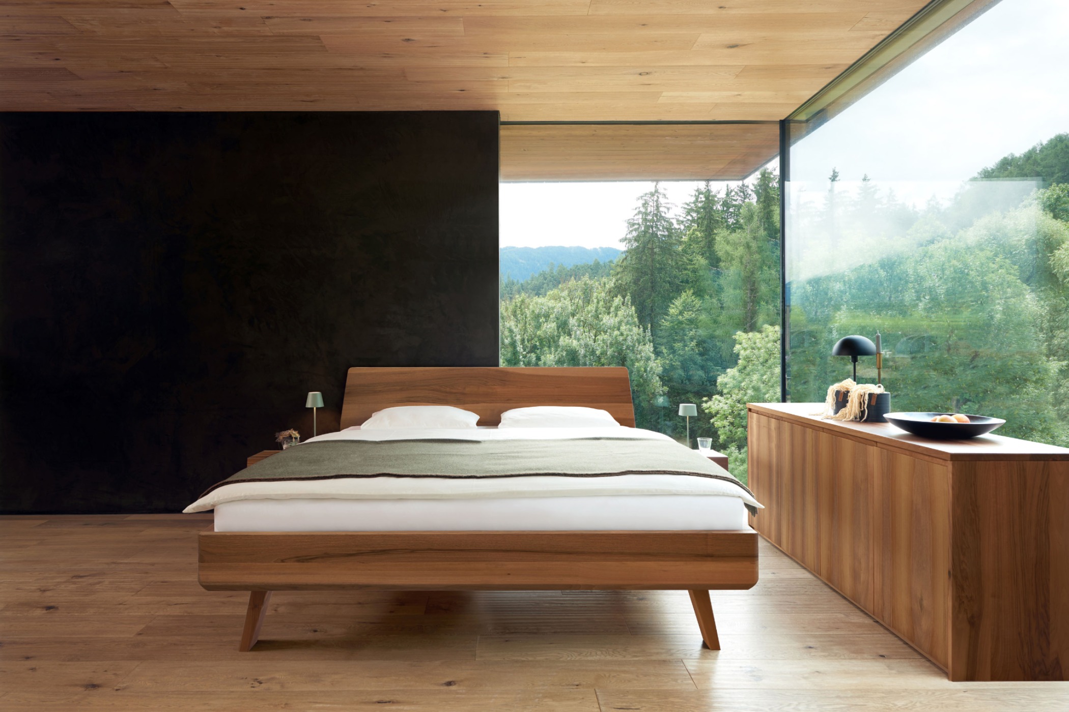 camera da letto ELBA in noce oliato